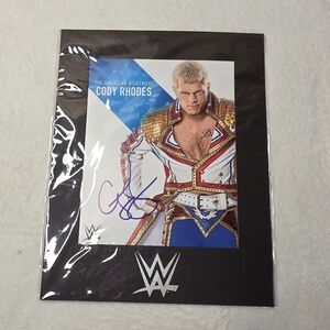 WWE Cody Rhodes Autographed Photo